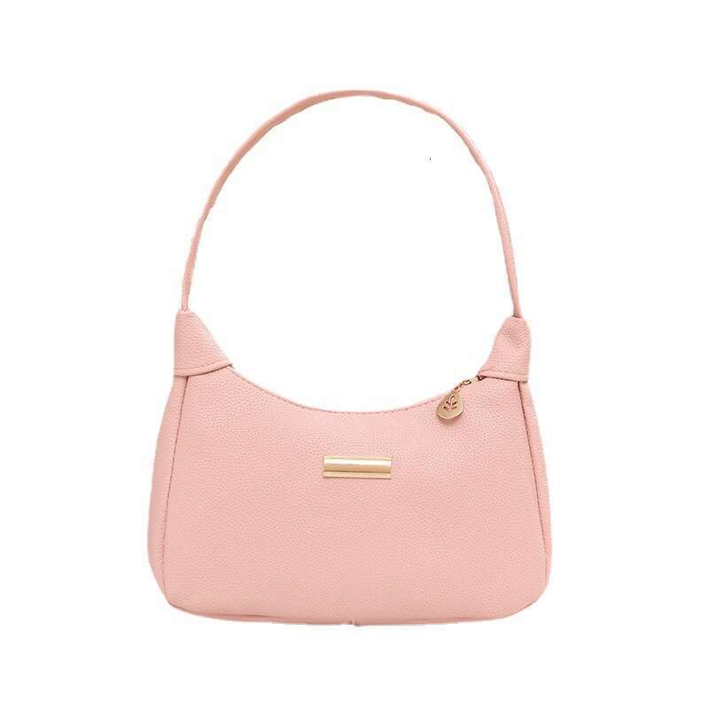 Lychee Pattern Underarm Women S Single Shoulder Bag New Street Fashion Lined Handbag