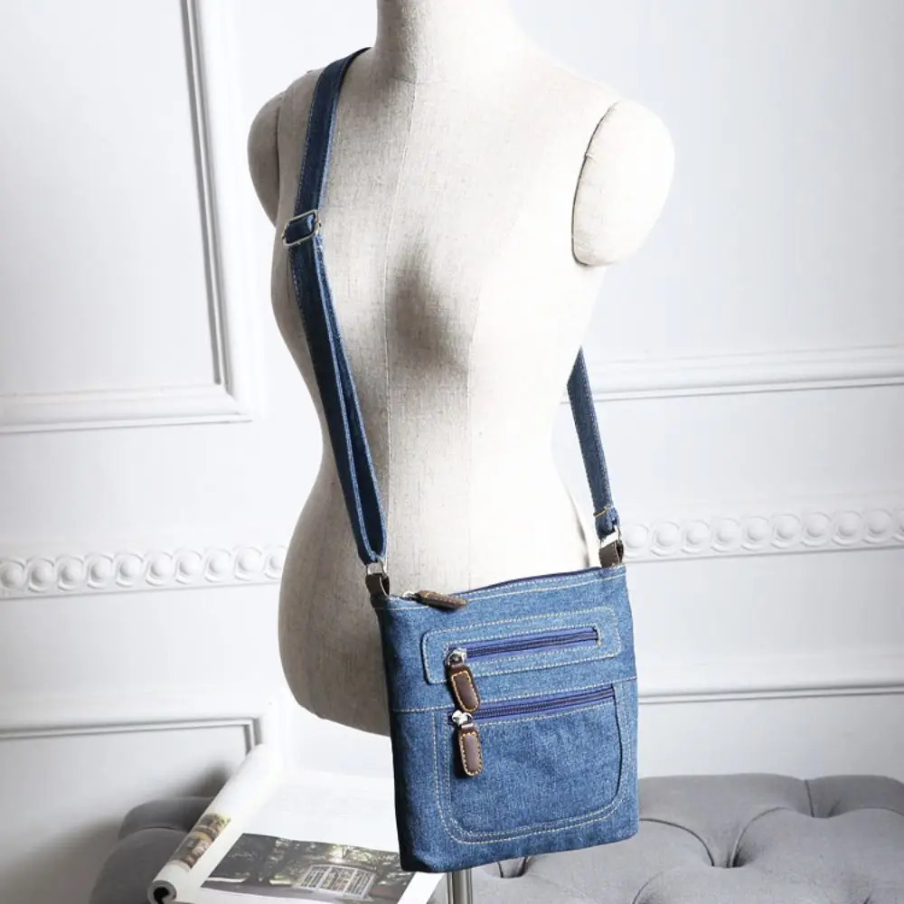 Fashion Women Shoulder Bags Vintage Denim Crossbody Bag Female Small Messenger Casual Handbags Purse 250811