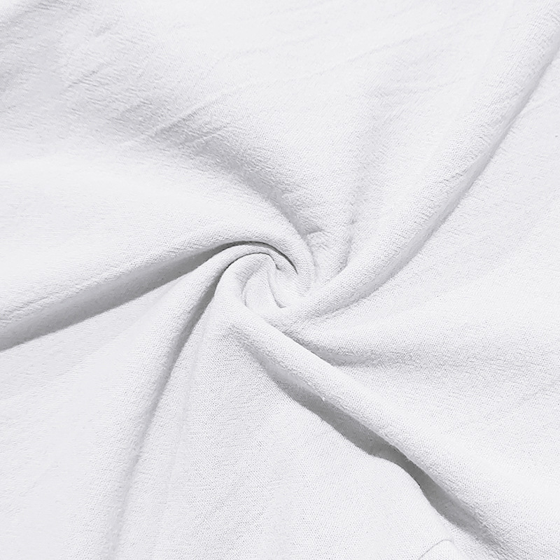 Men's cotton and linen pants casual long pants, summer beach pants straight-leg solid color comfortable breathable long pants European size: S-3X