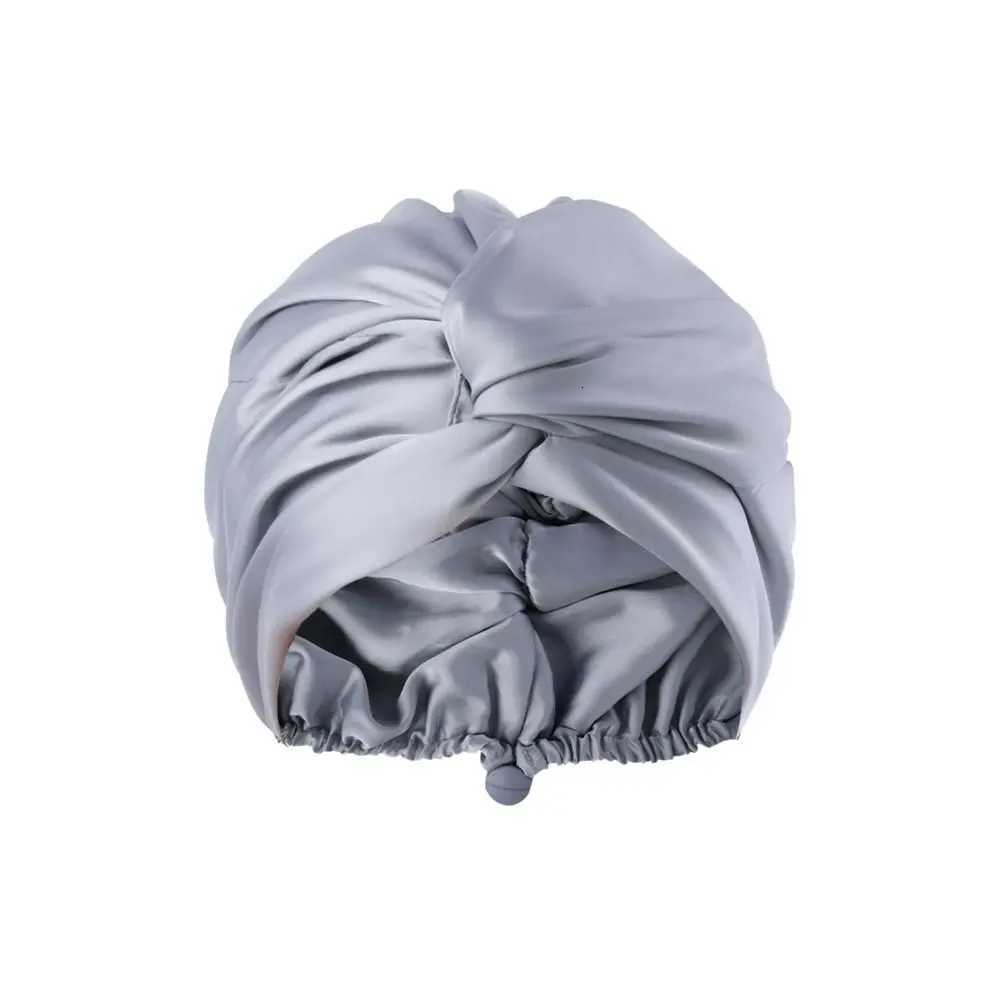 Double-layer Satin Sleep Cap Soft Elastic Adjustable Silky Satin Bonnet Curly Hair Headwear Hair Cap Sleeping XJ250812