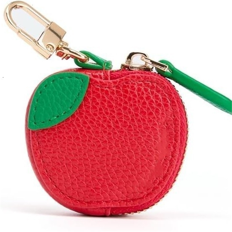 PU Leather Coin Purse Fruit Strawberry Lemon Mini Wallet Cute Hanging Multi-Functional Coin Bag 250726