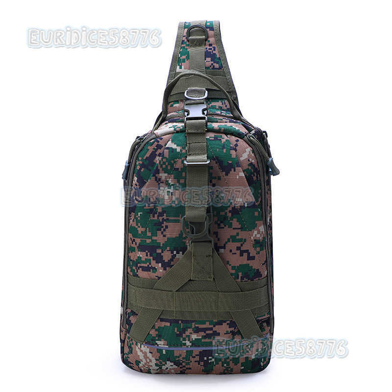 Apron New Camouflage Chest Bag Outdoor Single Shoulder Diagonal Straddle Bag Multipurpose Fishing Gear Bag Sports Tactics Handbag H250811