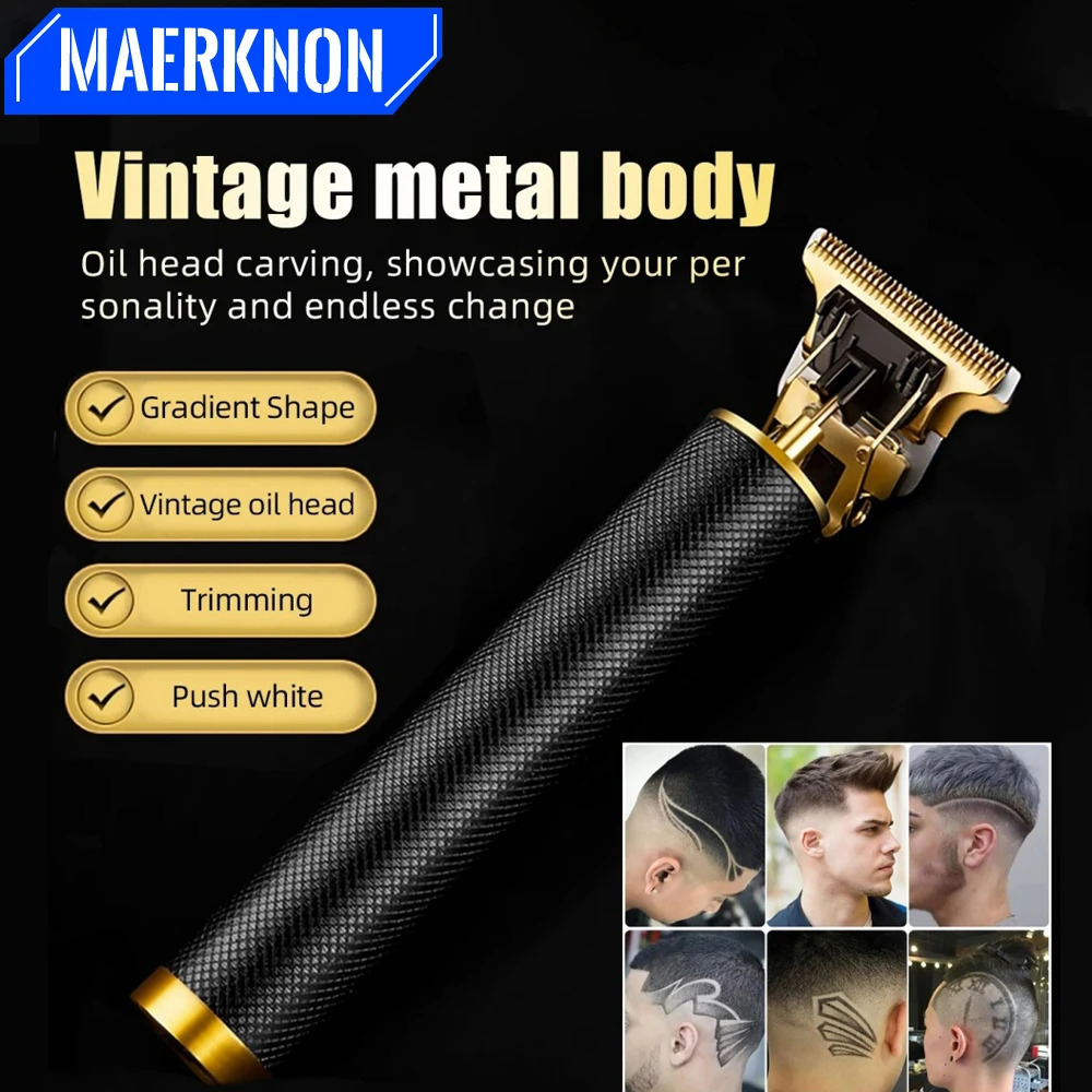 Cutting Rechargeable Barber Trimmer For Men Electric Professional Beard Hair Clipper Shaving Machine 250724 C260312