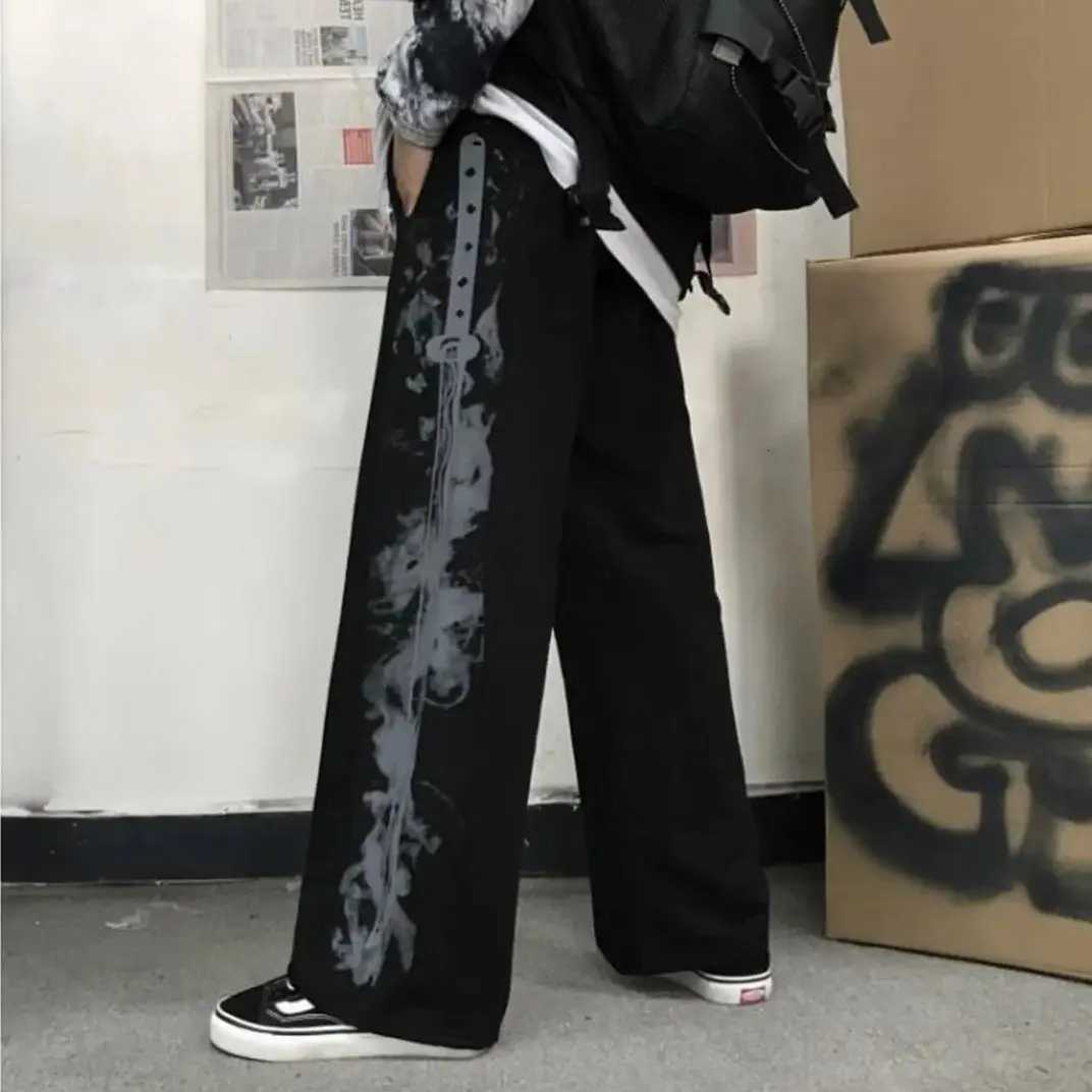 New Mens Summer Dressing American Retro Casual Pants New Fashion Trends Quick Drying Loose Straight Trousers Men Casual Pants W250812