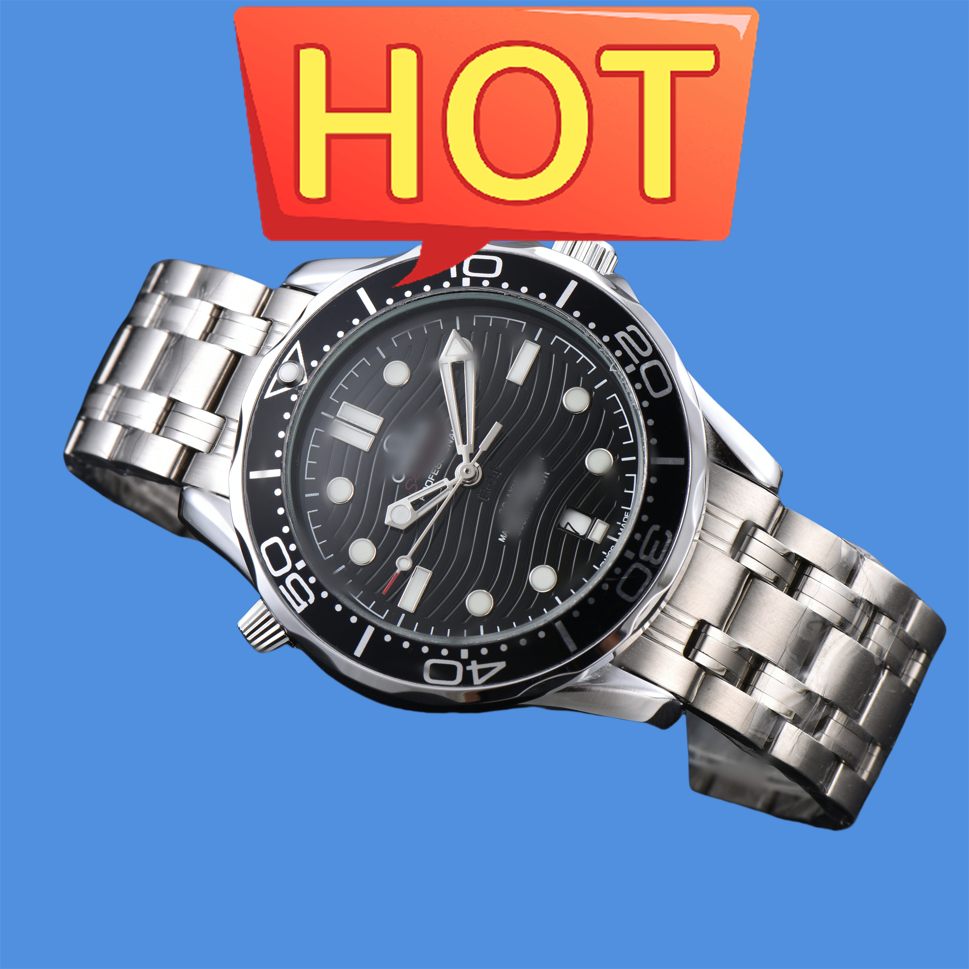 Luxury designer mens womens OMGity SEAMASTERity SPEEDMASTERity 300m watches Automatic mechanical movement watch luminous men Wristwatches montre #189