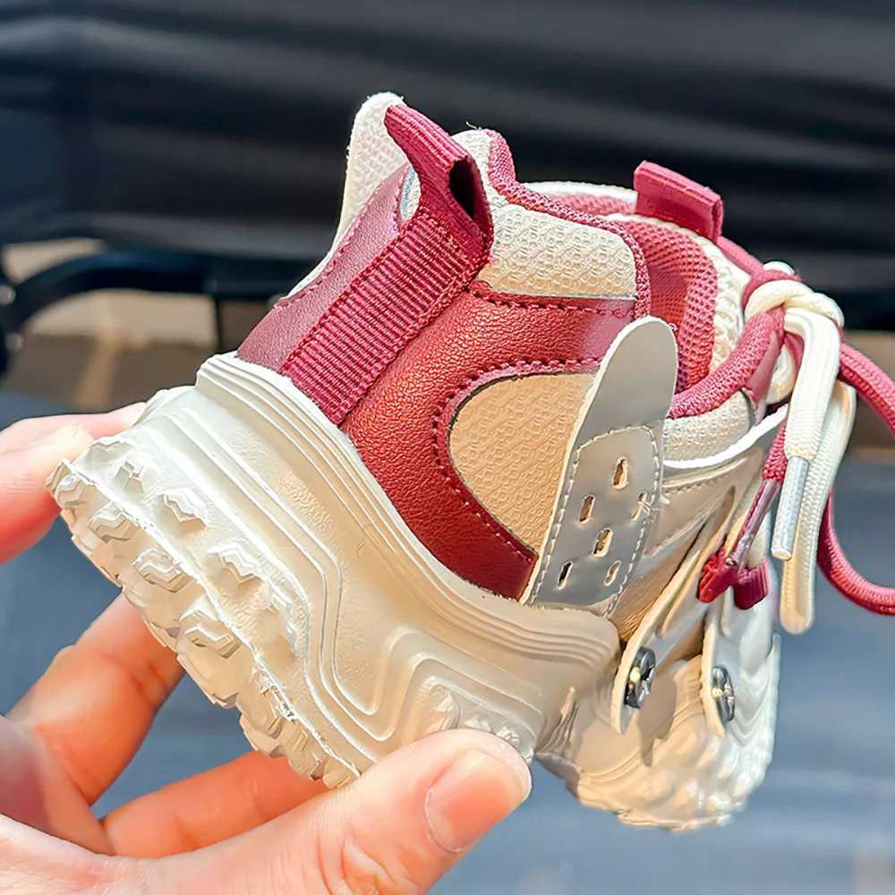Teenager Sneakers For Autumn PU Leather Childrens Sport Shoes EVA Lightweight Outdoor Running Shoes For Boys Girls Casual Shoes XJ250812 S251027