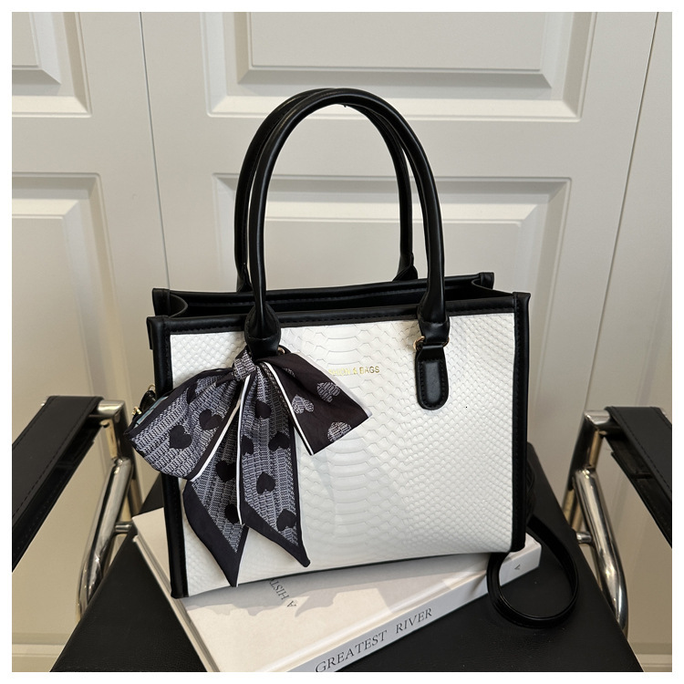 Scarf New Trend Commuting Simple Color Block Women s Textured Casual Stylish Single Shoulder Crossbody Handbag Small Square Bag ddmymarket