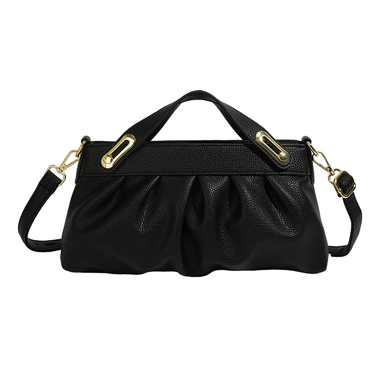 designer bag This Year's Trendy Cloud Small Bag for Women, Summer New Fashion Single Shoulder Handbag, Stylish Solid Color Luxury bag Pleated Sma