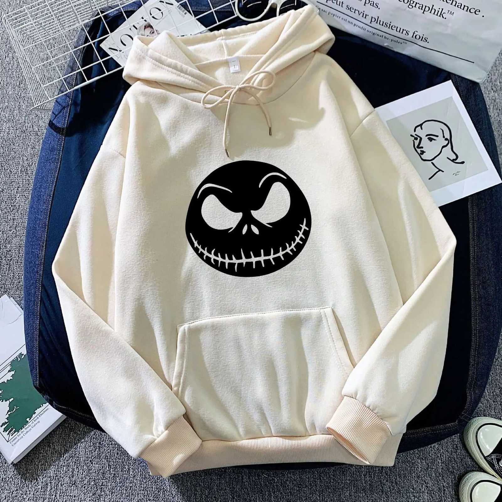 Sewn mouth mask printed hoodie for men and women couples hoodie autumn and winter casual solid color warm hoodie Y250811