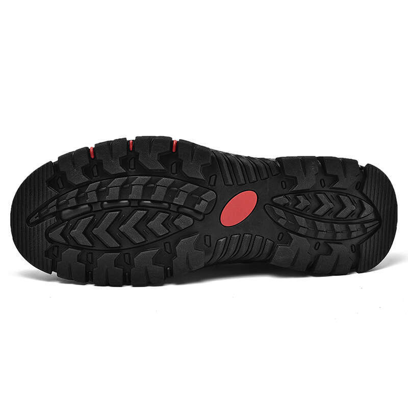 First Layer Cowhide Genuine Thick Sole Wear-Resistant Men's Leather Outdoor Casual Hiking Shoes