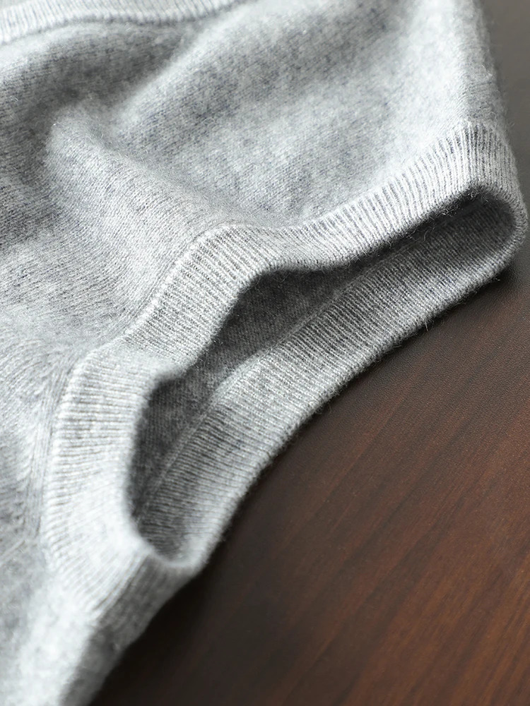 Men Cashmere Vest V-neck Pullover Autumn Winter Basic Sweater Sleeveless 100% Cashmere Knitwear Smart Casual Soft Waistcoat Tops 250806