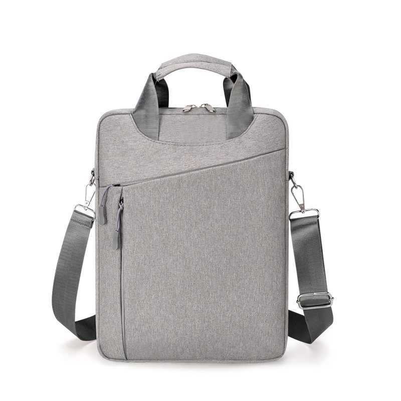 Unisex Casual Shoulder Bag - Durable Leather Vertical Messenger for Tablets