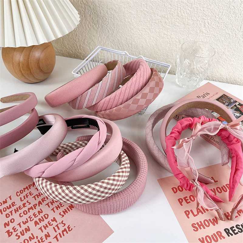 Collection Hair Hoop Hairband Wen Fashion Band Wide Padded Wear Girls Sweet Cute Hair Band Hair Accessories New X250812