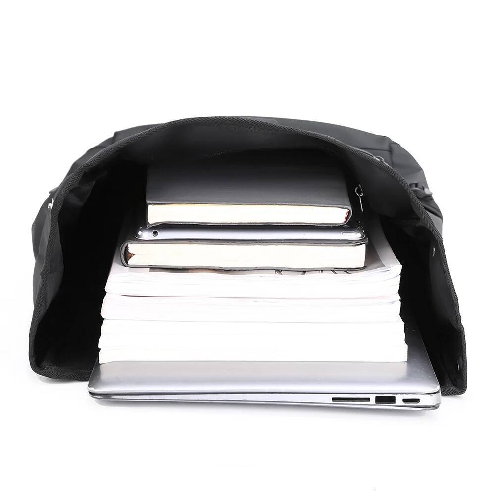 A 15.6-Inch Men's And Women's Large Capacity Simple Fashion Wear-Resistant Anti-Scratch Fabric Multi-Functional Casual Backpack high-quality