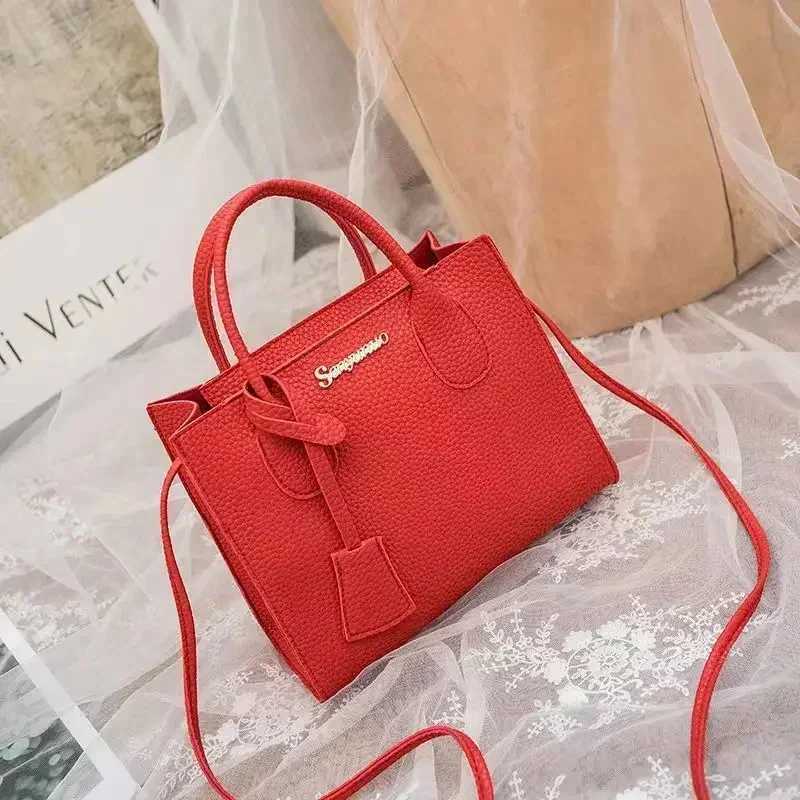 Solid Color Lychee Grain Ladies Handbags Single-shoulder Crossbody Handheld Triple-use Satchel Portable Leisure Bag Z250812