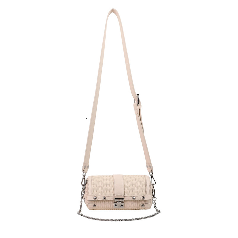 Textured Box New Women's Personality Snake Skin Pattern Shoulder Colorful Contrast Crossbody Bag