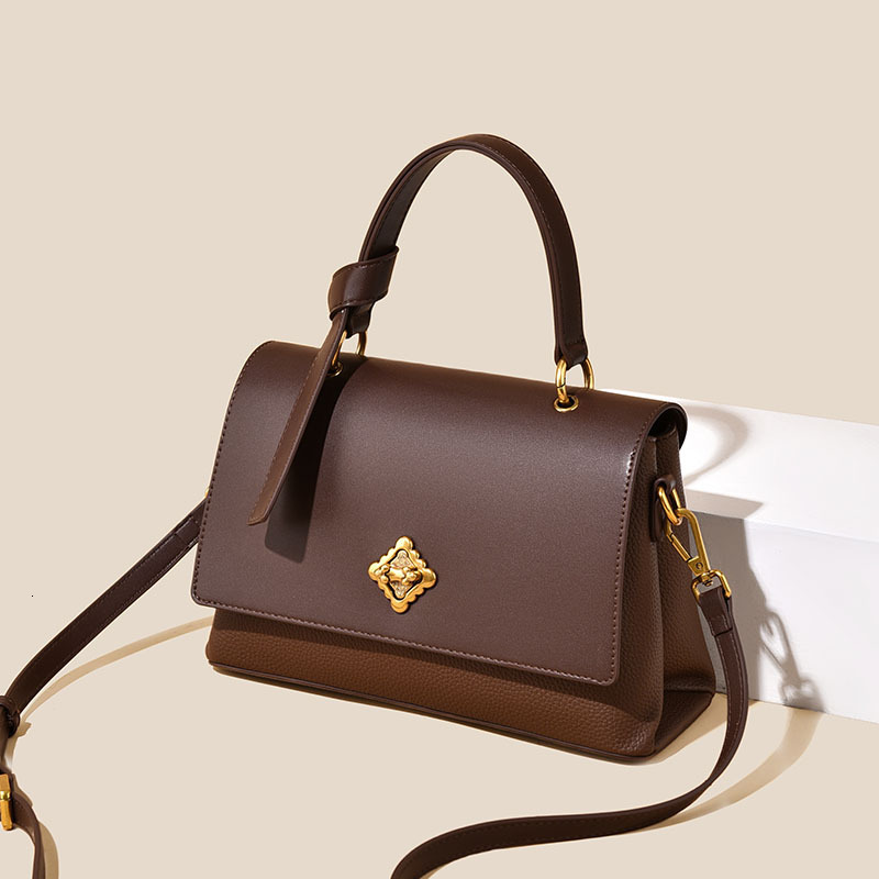 2025 bag Autumn New Women s Shoulder Bag Fashionable Handbag Light Luxury Bag Lock Style Simple Large Capacity Women s Crossbody women s Bag Autumn Ne