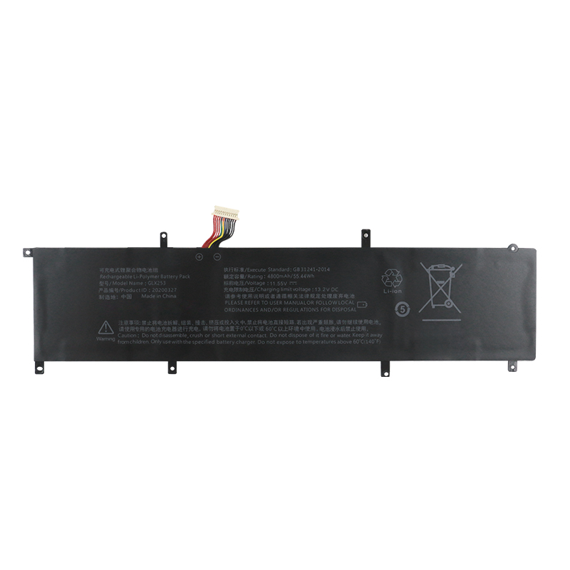New GLX253 20200327 Laptop Battery Replacement for Hipaa S5 X7 T1 Addin for Gmolo Core I7 Geforce MX250 for Pinchun Z9 GLX255 GLX258