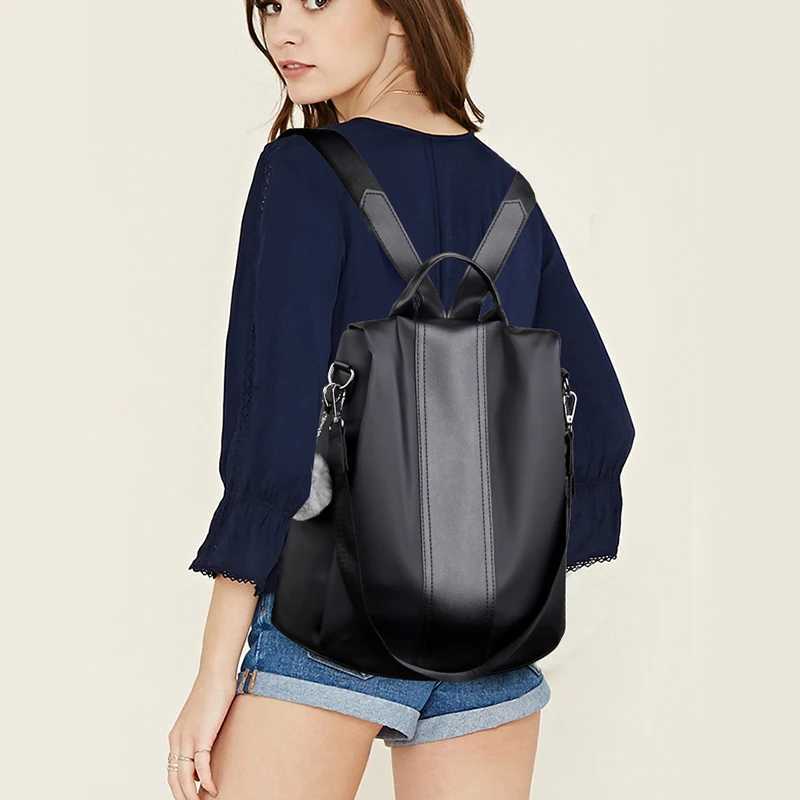 Buylor Women Backpack Fashion Simple Computer Bag Shoulder School Bag Female Large Capacity Travel Backpack Y250811