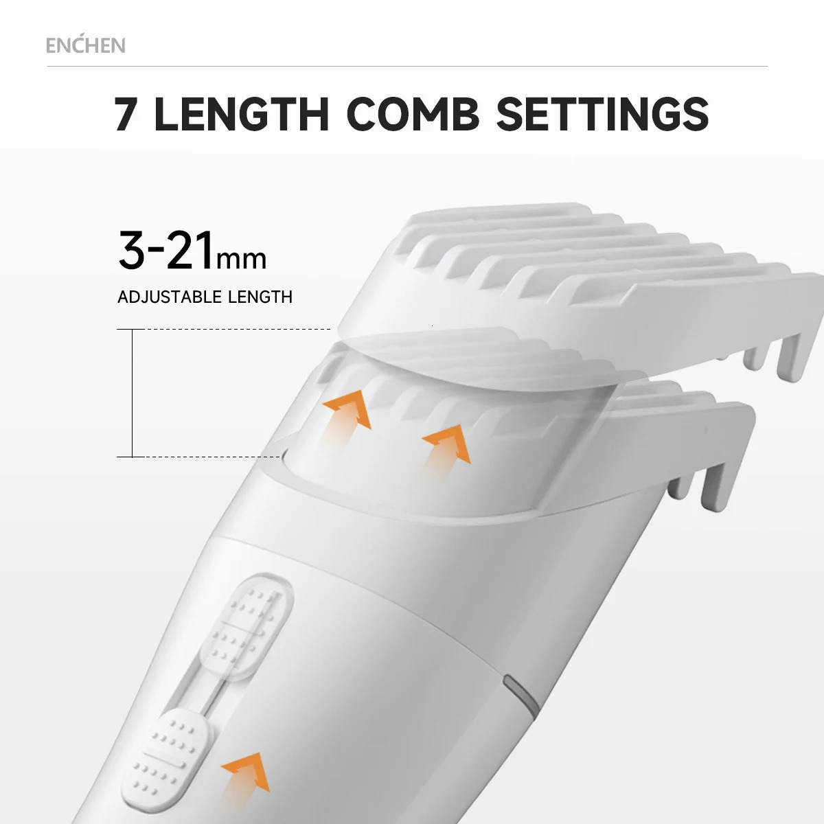ENCHEN Professional Cutting Machine Hair Clipper Cordless Haircut Electric Adjustable Trimmer for Men -Boost 2 250724 C260312
