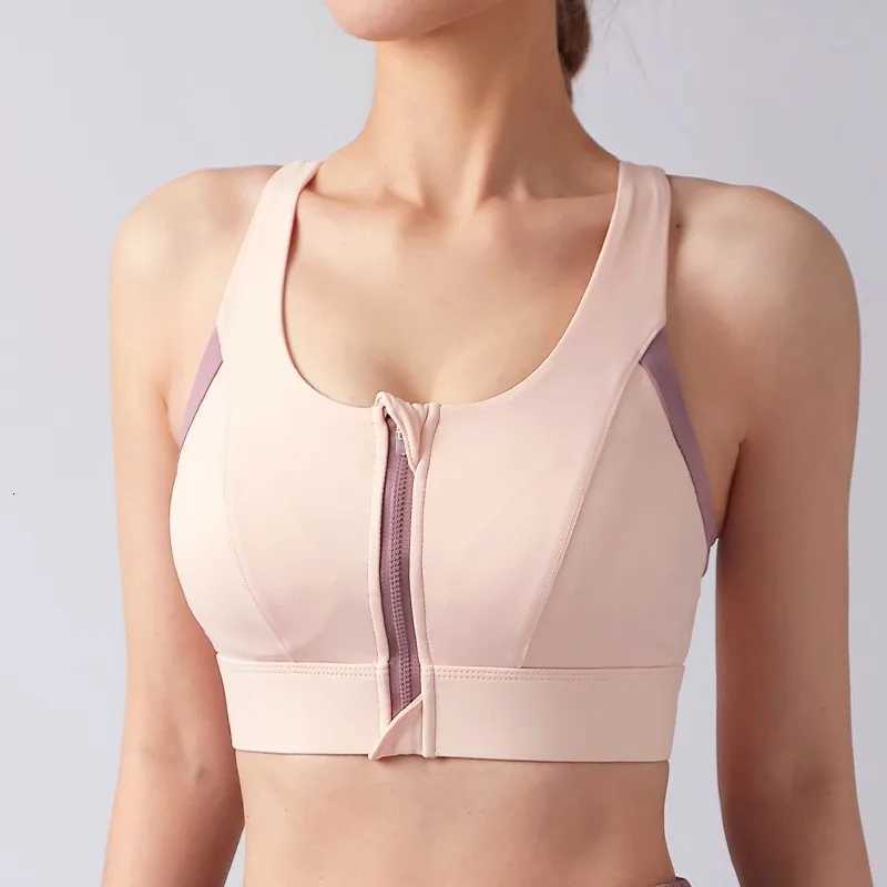 Womens High-Impact Sports Bra Breathable Shockproof Padded Gym Running Fitness Double Layer Seamless Underwear Z250812