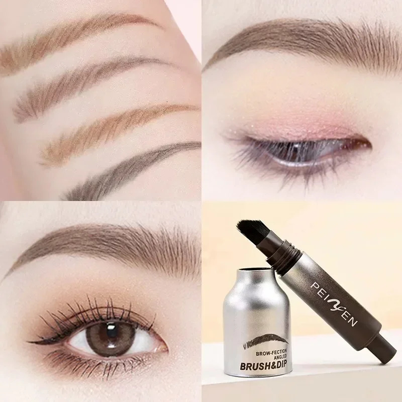 3D Dye Eyebrow Pencil Hairline -smudge Waterproof Lasting Black Brown Brows Large Brush Natural Wild Eyebrow Enhancers Cream 250809
