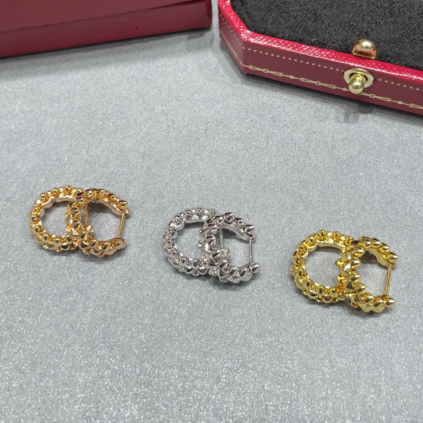 earring T0P quality stud 18 K gilded studs for woman anniversary gift 925 silver luxury European size luxury fashion brand designer 008