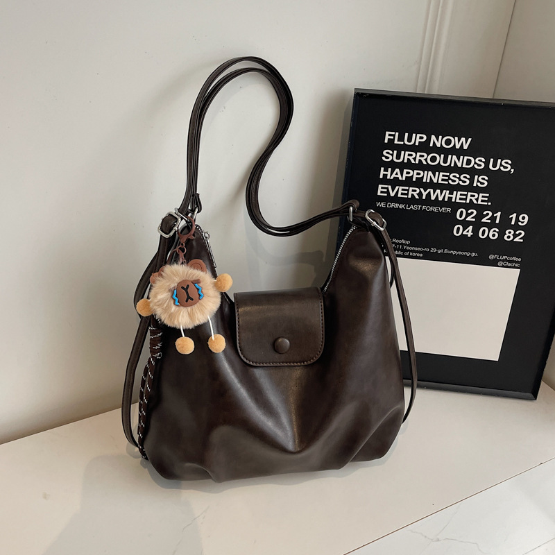 Designer Bag, Retro Style, Large Capacity, Luxury Bag, Women's 2025 Commuting Backpack, Single-shoulder Handbag, Crossbody Bag