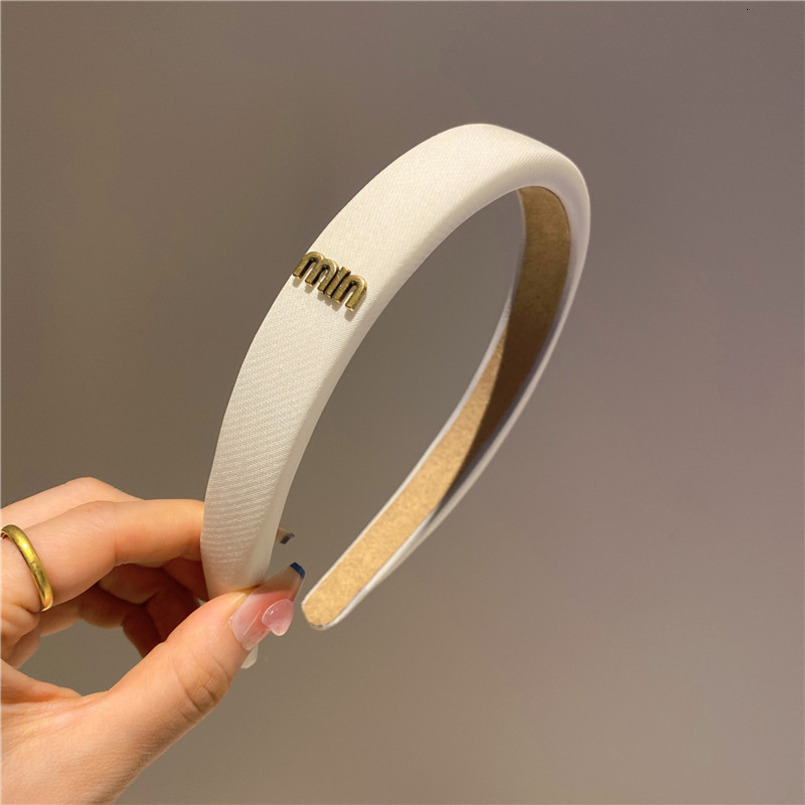 Smiley Letter Twill Fabric French Style Hairband Internet Celebrity New Face Washing Hair Clip Press Headband