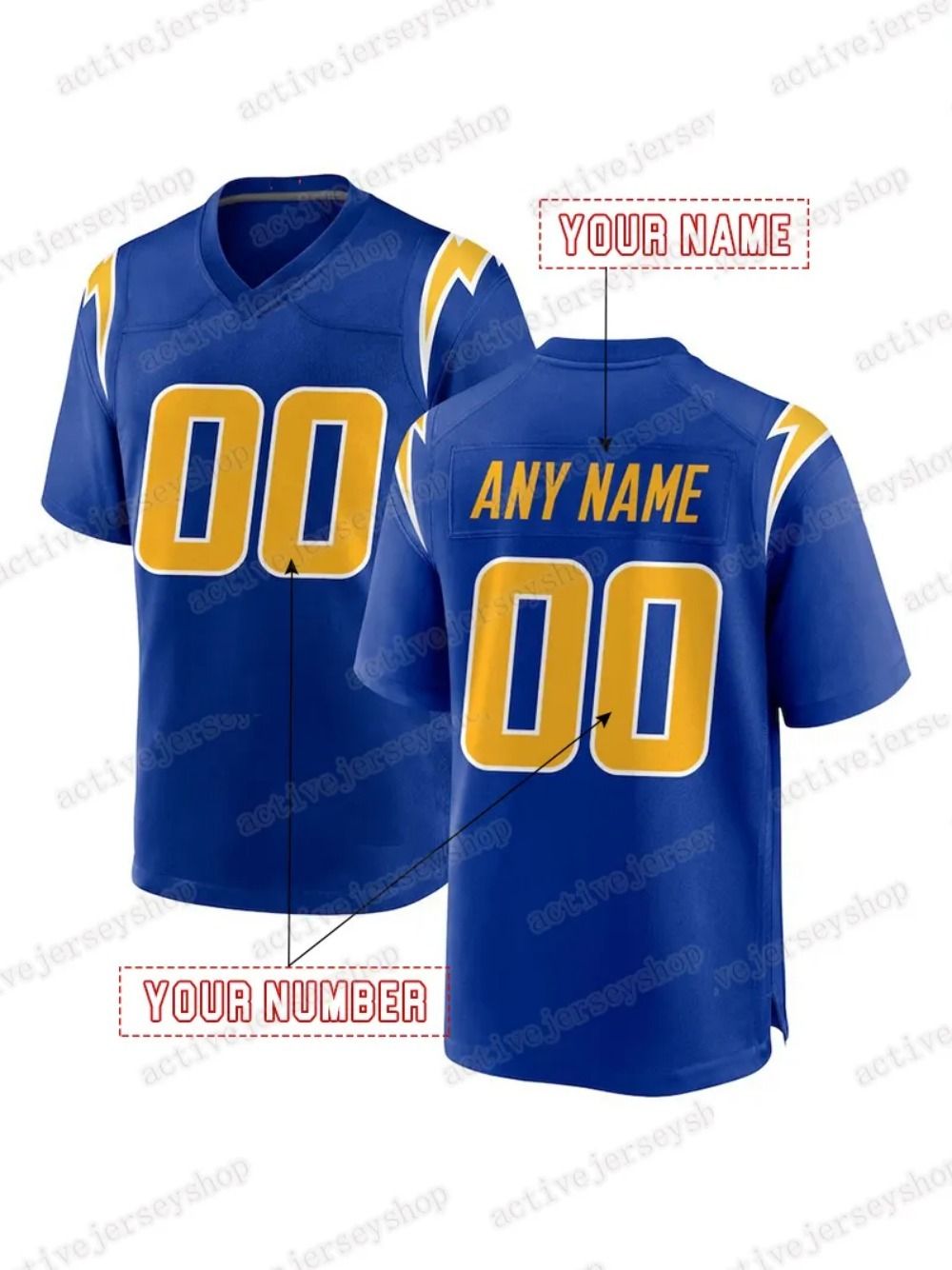 Omarion Hampton 8 Ladd McConkey 15 Cities Football Jerseys Justin 8 Heinicke 10 Herbert 27 Dobbins 28 Haskins Custom Any Number Name For Men Women You