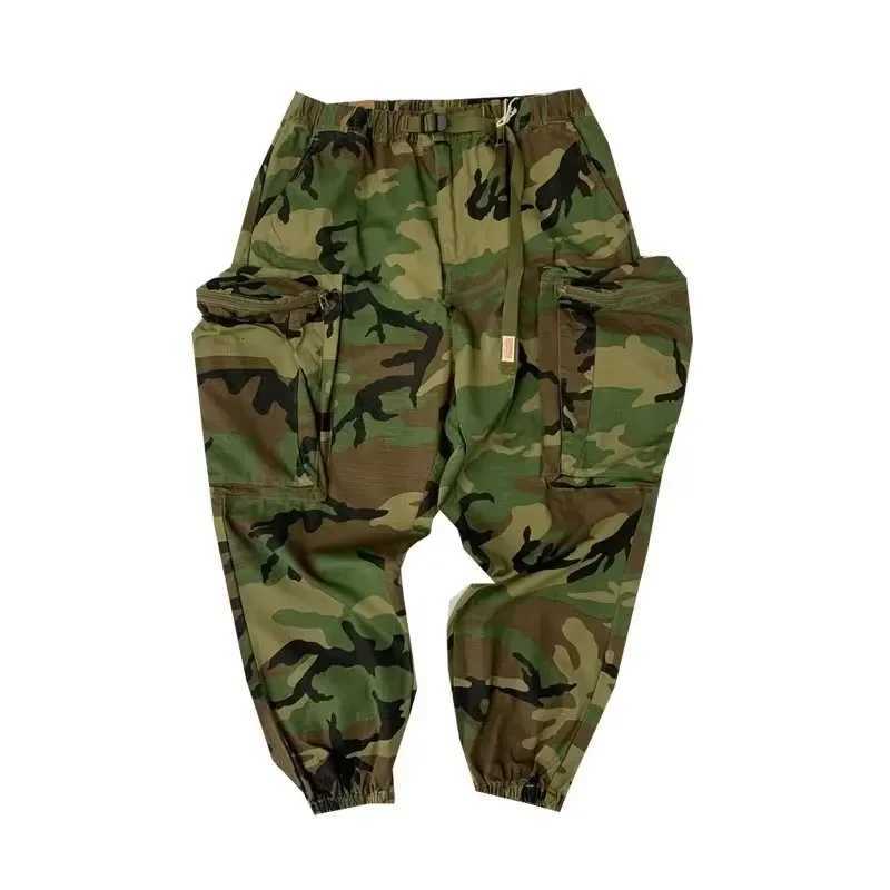 Men Harem Pants Fashion Tactical Camouflage Large Pocket Multifunctional Loose Outdoor Casual Sports Jogging Training Wear X250812