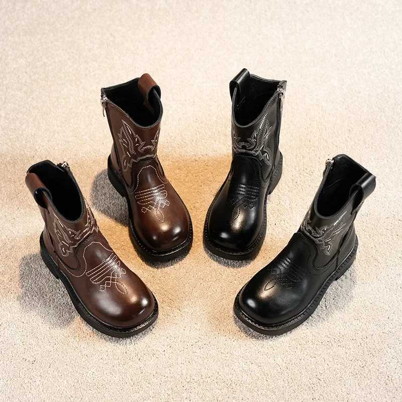 Girls Shoes Girls Boots Waterproof Cowboy Boots Childrens New Fashion Short Anti-Slippery Boot Thick Boot Kids Boot Girls Boots XJ250812