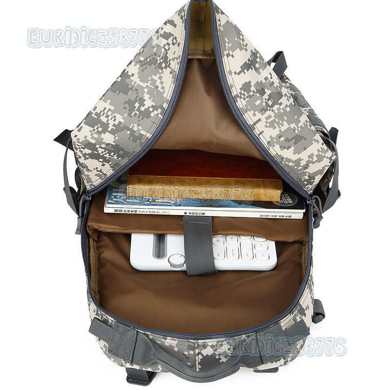 Outdoor Camouflage Mountaineering Backpack Multipurpose Tactical Bag Mens and Womens Large Capacity Backpack New Style H250811