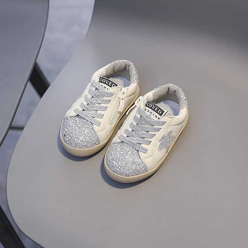 New Kids Fashion Design Walking Shoe Sneakers White Non-slip Casual Shoes Boys Girls Breathable Outdoor Board Shoes L250812