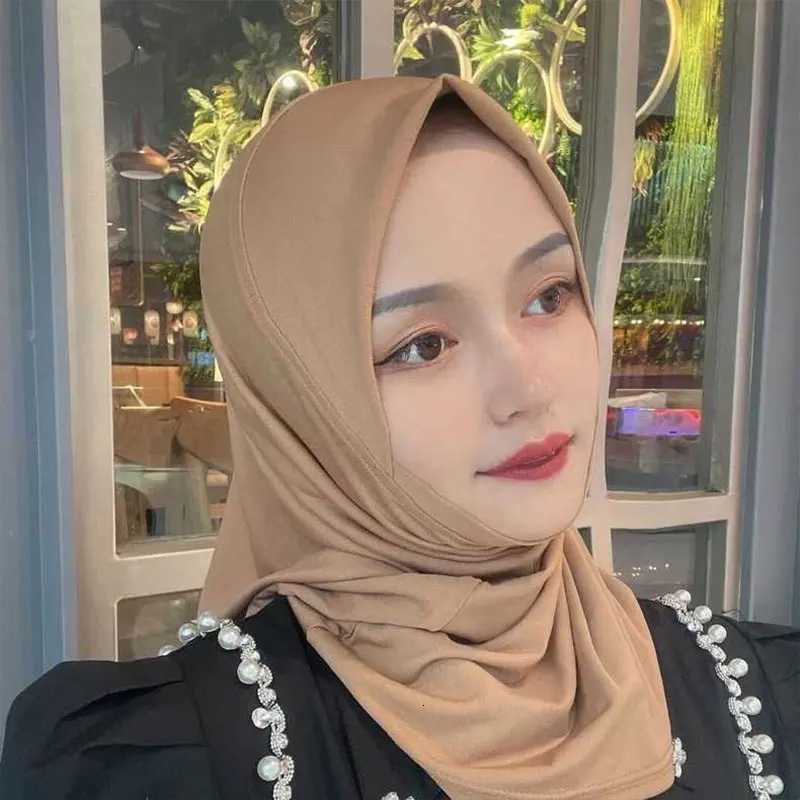 Elegant Hijab Muslim Nightcap Fashion Durable Long Bandana Cap Pre-sewn Head Scarf Wrap for Muslim Women XJ250812