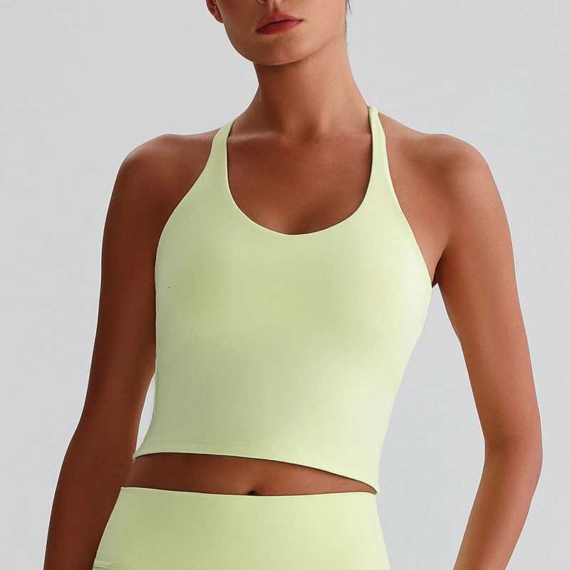 Cross Straps Sports Bra High Impact Fitness Bra Women Gym Crop Tank Top Workout Bralette Push-up Underwear With Chest Pad Z250812