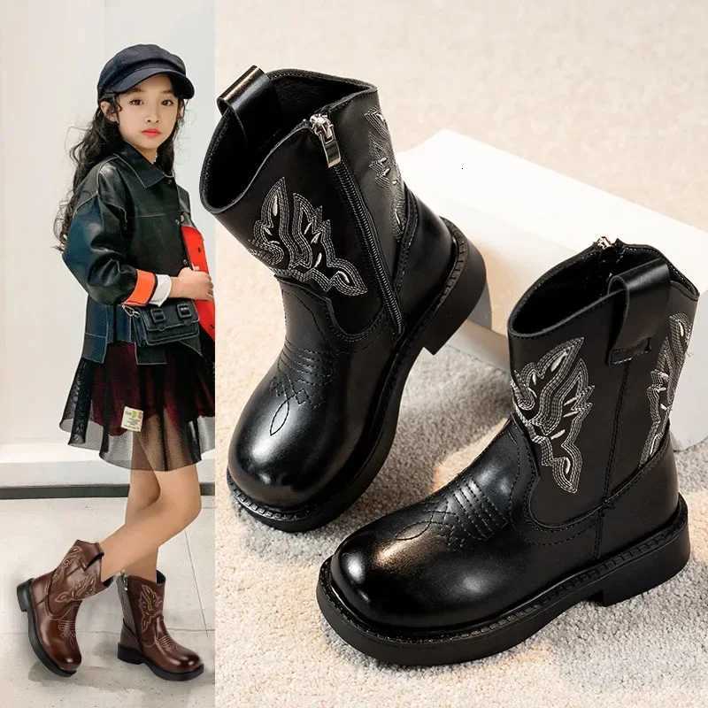 Girls Shoes Girls Boots Waterproof Cowboy Boots Childrens New Fashion Short Anti-Slippery Boot Thick Boot Kids Boot Girls Boots XJ250812