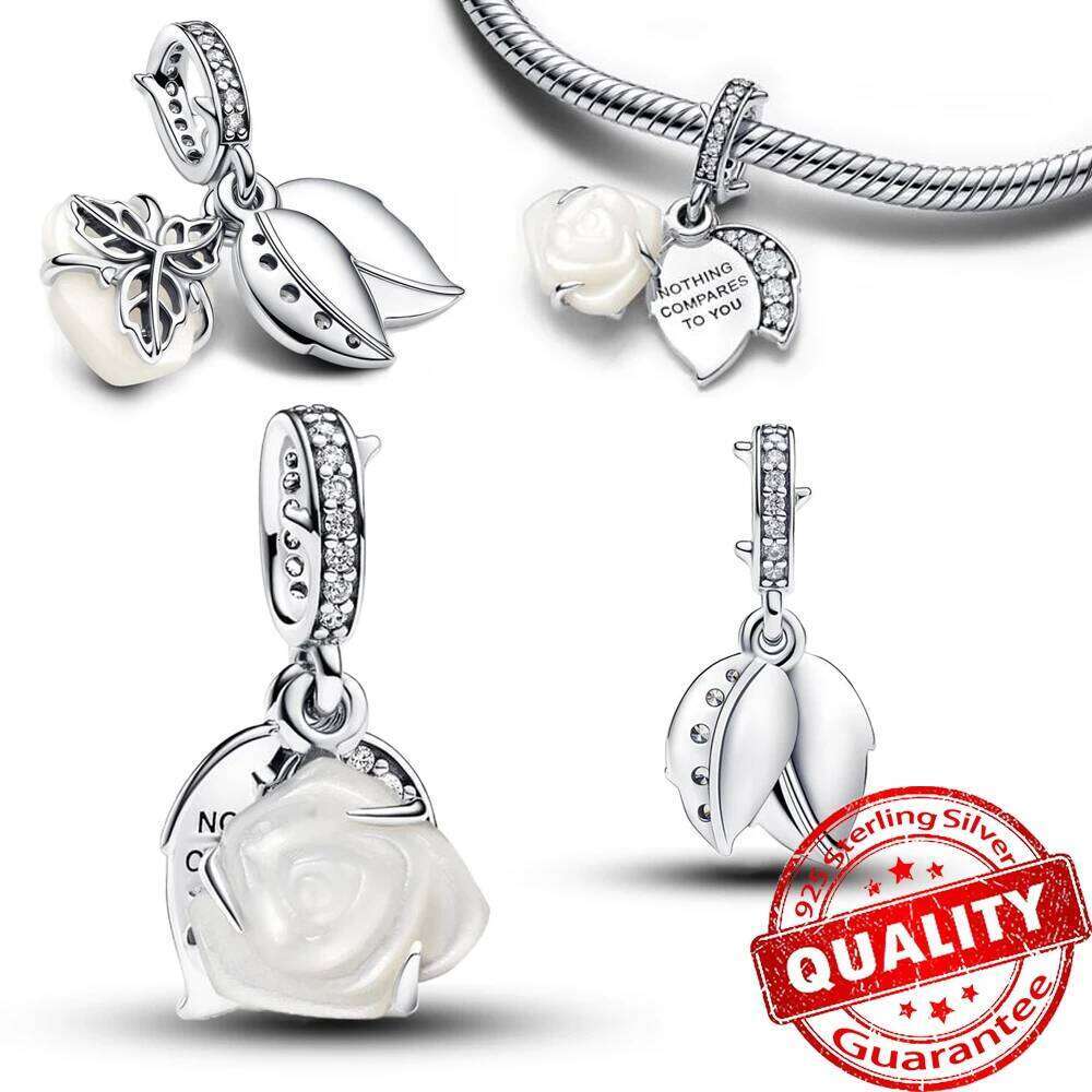 2025 New 925 sterling silver charms beads Mother Daughter Dangle Charm Fits Bracelet Sterling Silver Love Mom Beads DIY Necklace Jewelry Gift