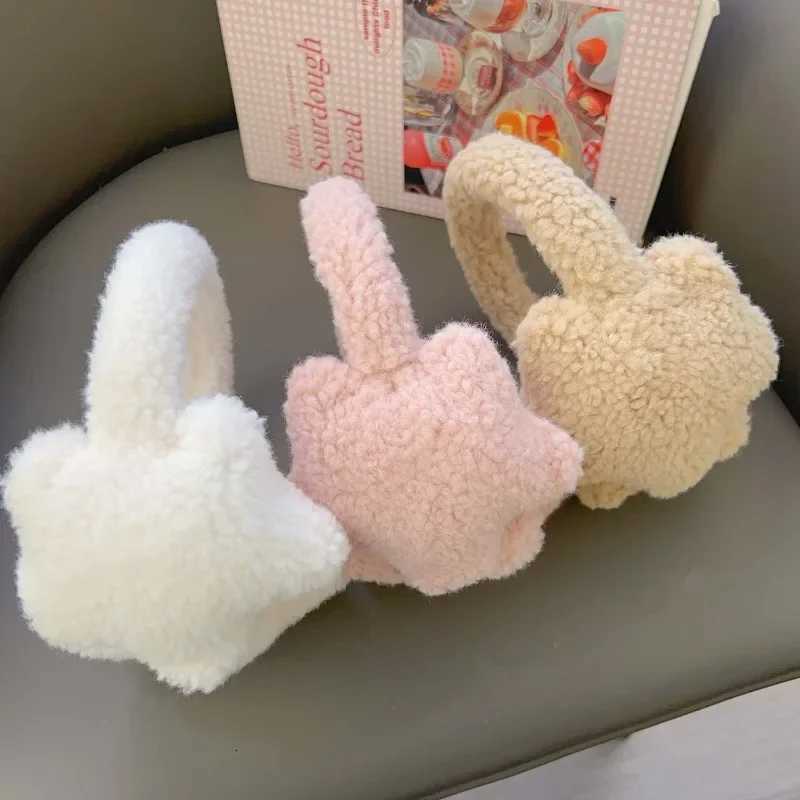 Winter Earmuffs Woman Ear Cover Y2K Star Plush Anti Cold Womens Warm Solid Color Plush Earrings Cycling Muffs Headphones Warmer XJ250812