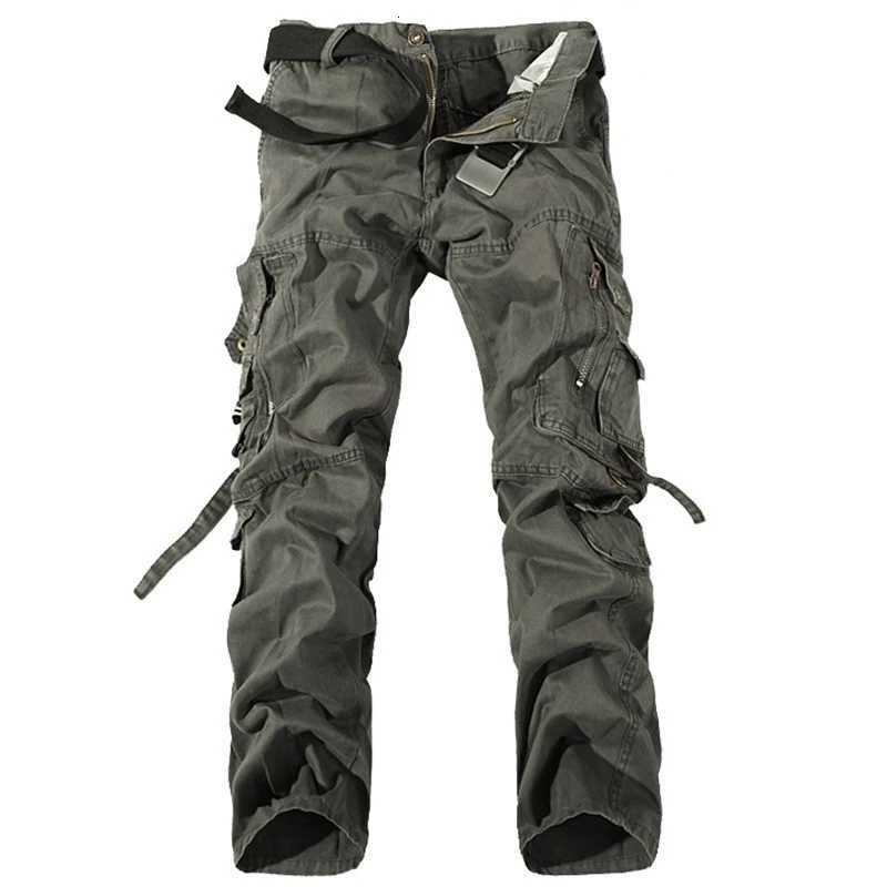 2024 Fashion Military Cargo Pants Mens Trousers Overalls Casual Baggy Army Cargo Pants Men Plus Size Multi-pocket Tactical Pants X250812