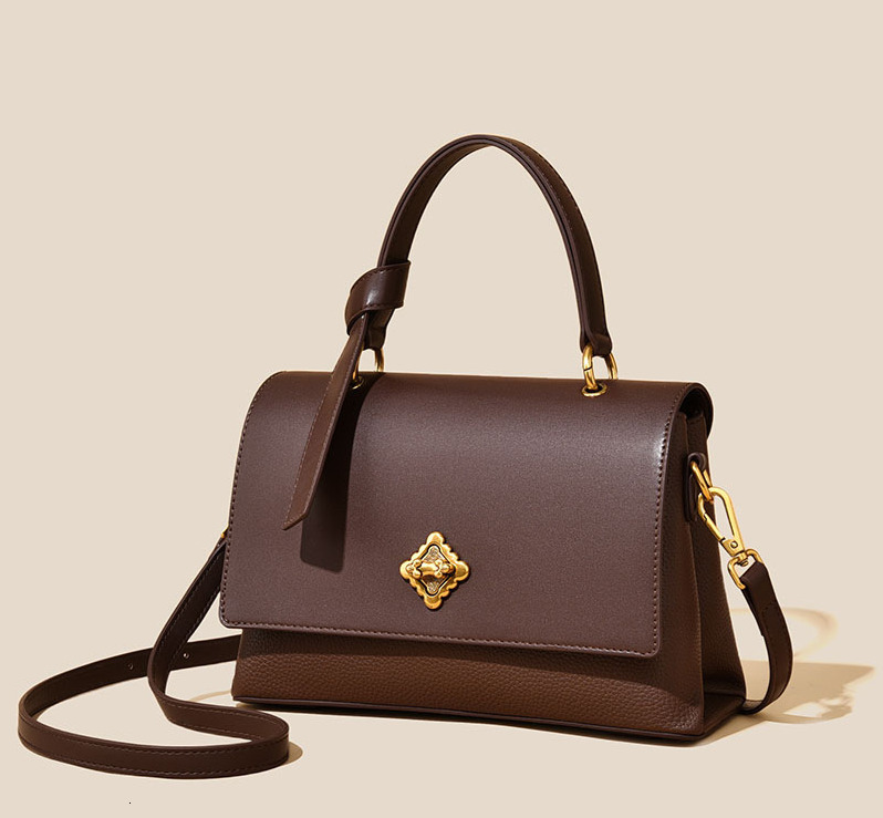 2025 bag Autumn New Women s Shoulder Bag Fashionable Handbag Light Luxury Bag Lock Style Simple Large Capacity Women s Crossbody women s Bag Autumn Ne