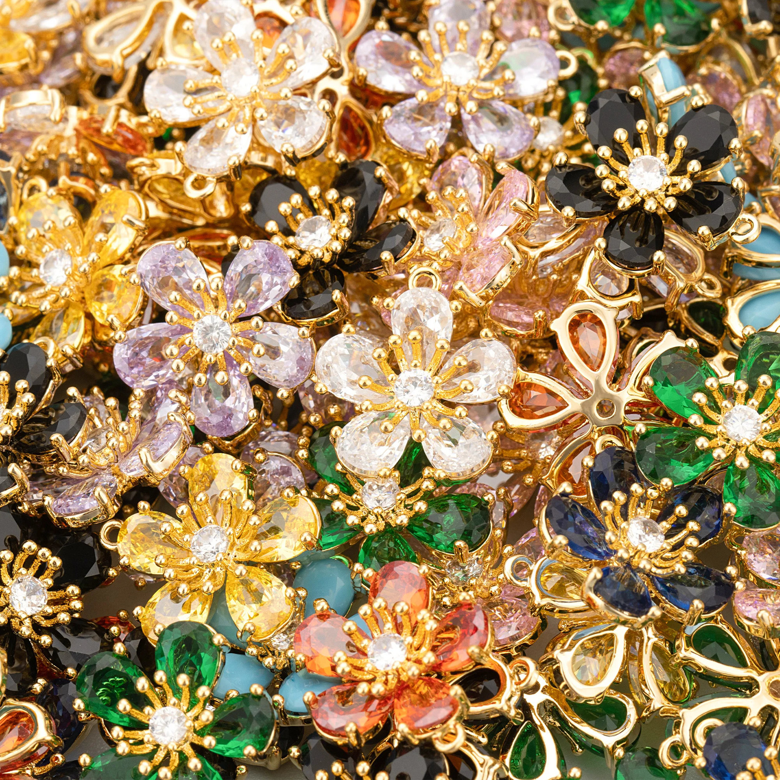 GUFEATHER ME58jewelry accessories18k gold platedcoppernickel freezirconscharmsdiy pendantsjewelry making6pcs/lot 250807