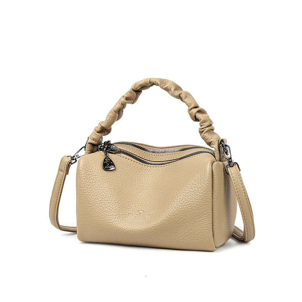 Pleated Women's Handbag 2025 Summer New Fashion Personality Trend Commuting Simple Versatile Casual Crossbody Bag