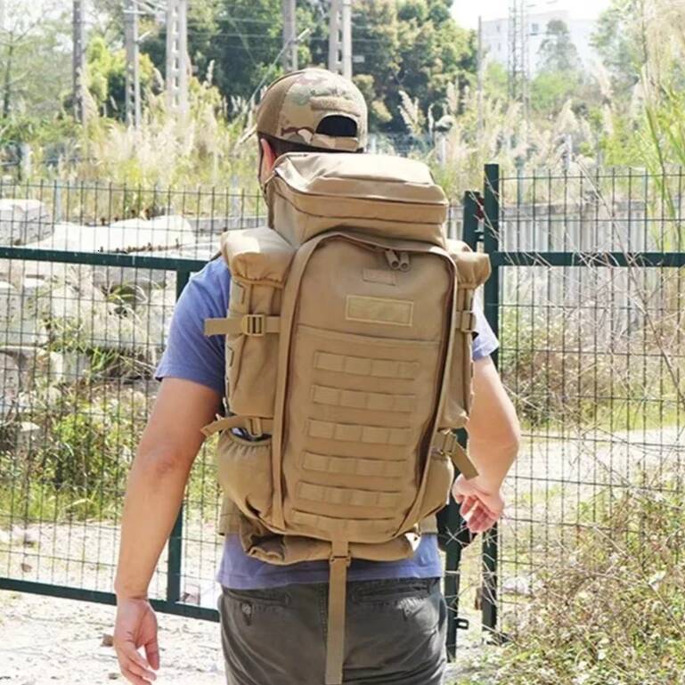 Tactical Backpacks Large Capacity 70L Assault Bags Molle Outdoor Pack for Trekking Camping Hunting Hiking Gun Bag high-quality