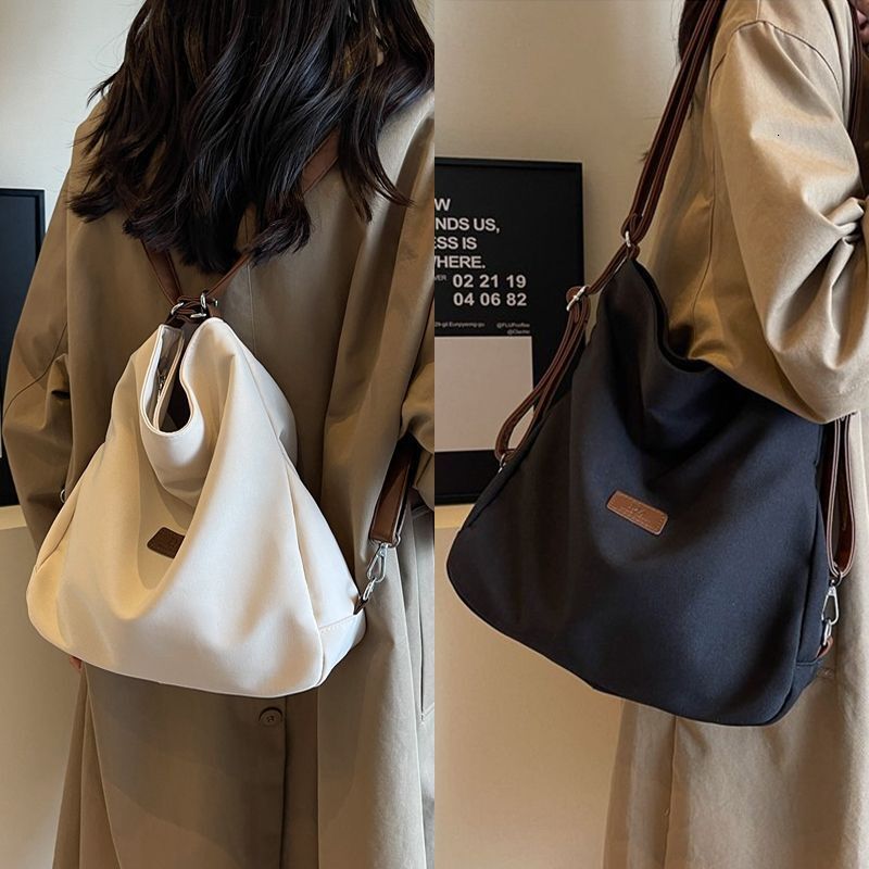 designer bag Luxury bag Student Class Nylon Bag for Women 2025 New Spring Large Capacity Backpack Commuter Single Shoulder Underarm Tote Bag