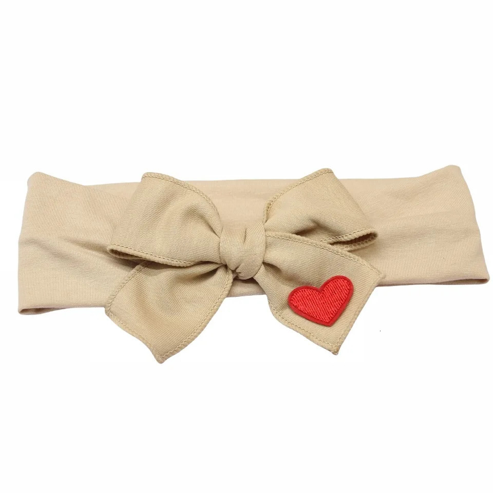 Cotton Babyband heart bow elegant headband fashion children hairband hair accessories baby clip OEM freshhairband 250805