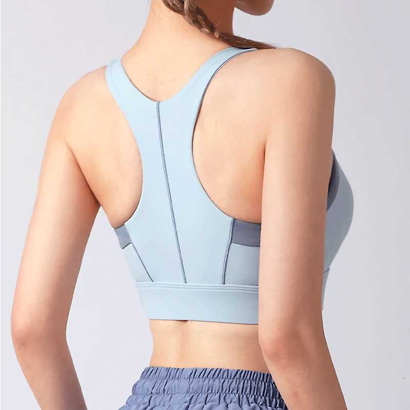 Womens High-Impact Sports Bra Breathable Shockproof Padded Gym Running Fitness Double Layer Seamless Underwear Z250812