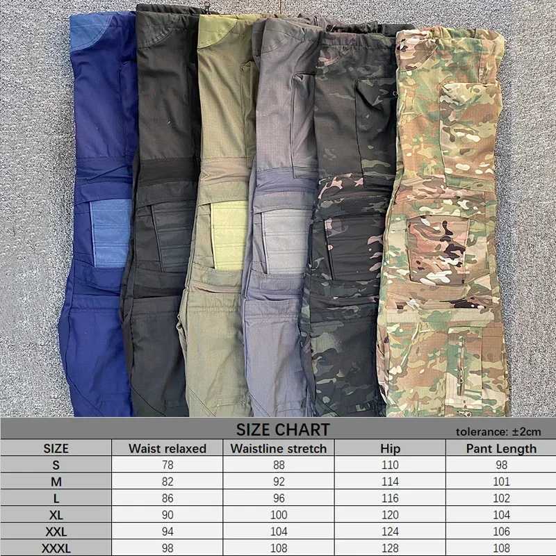 Hunting Tactical Pants Military US Army Cargo Pants Work Clothing Combat Uniform Paintball Multi Pockets Tactical Clothes Dropship X250812
