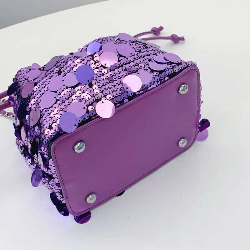 Ladies Sequin Evening Clutch Bag Women Wedding Party Shiny Sier Handbag Female Chain Phone Shoulder Crossbody Pouch