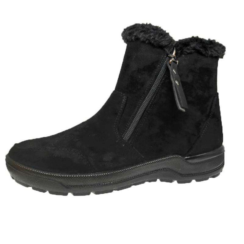 Women's Insulated Winter Boots with Faux Fur Liner and Convenient Zipper Entry